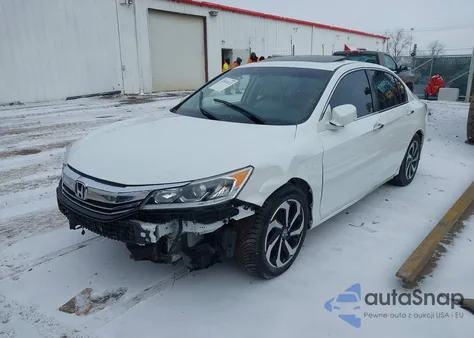 2017 Honda Accord Ex-L from USA, damaged, VIN 1HGCR2F84HA127384